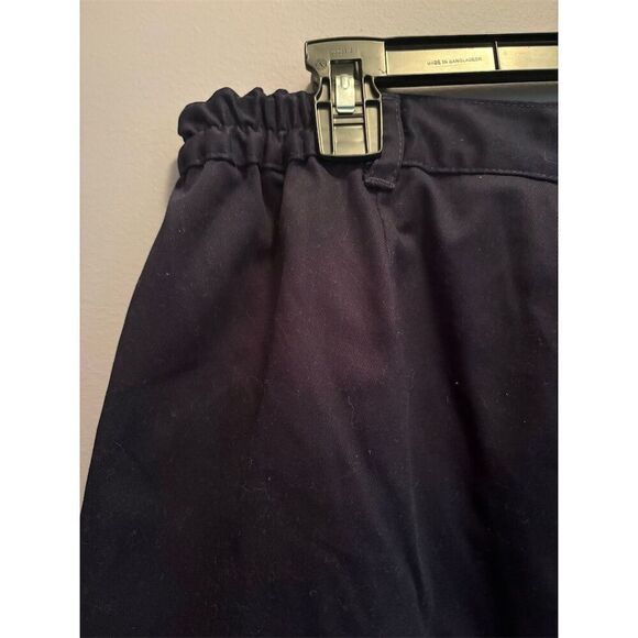 Karen Scott Women's Petite Petite Size 14P Blue Flat Front Casual Pants - Picture 6 of 10
